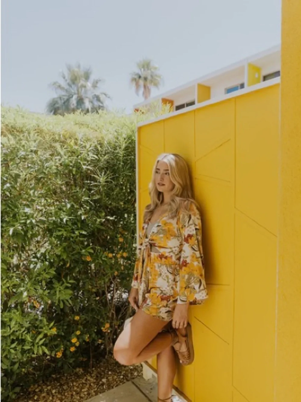 Roolee Floral Tie-Front Crop Top & Shorts Set - Logan Rae X Roolee